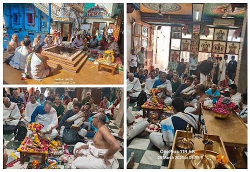சரோஜினி நகர் ஸ்ரீ கற்பக விநாயகர் ஆலயத்தில் ஏகாதச ருத்ர பாராயணம்