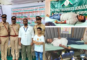  தாராவியில் மாபெரும் ரத்த தான முகாம்.