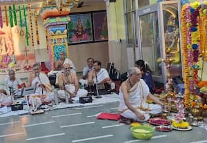  துவாரகா ஸ்ரீராம் மந்திரில் தர்ம சாஸ்தா பூர்ண புஷ்கலா தேவி திருக்கல்யாணம்