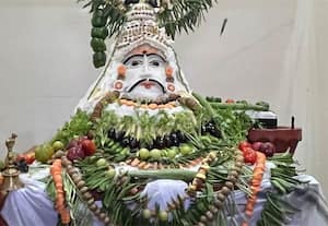  நொய்டா கோவிலில் 'அன்னாபிஷேகம்' 