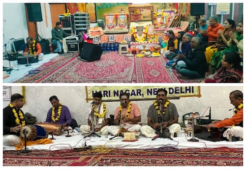 ஹரிநகர் ருத்ர சிவா மந்திரில் ஜயப்ப பஜனை