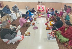 காருண்ய மகா கணபதி கோவிலில் விளக்கு பூஜை