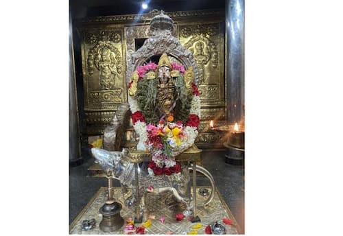 கல்பாத்தி ஸ்ரீ பிரசன்ன விநாயகர் கோவிலில் சங்கடஹர சதுர்த்தி பூஜை