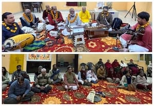 நொய்டா கோவிலில் நாமசங்கீர்த்தனம் மற்றும் சம்பிரதாய பஜனை