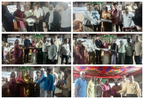 அரசு பொதுத் தேர்வில் சிறப்பிடம் பெற்ற மாணவர்களுக்கு பரிசளிப்பு விழா