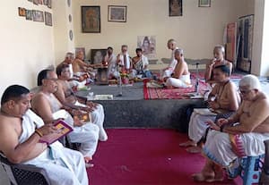  மீனாட்சி மந்திரில் ஏகாதச ருத்ர பாராயணம்