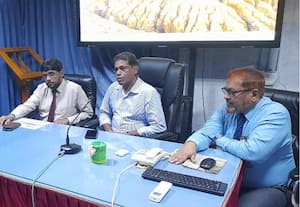 இலங்கை கல்முனை அஷ்ரப் ஞாபகார்த்த வைத்தியசாலையில் ஆய்வு