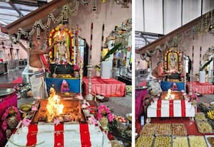 சிங்கப்பூர் ஸ்ரீ ராமர் ஆலயத்தில் மஹா சுதர்ஷன தனகர்ஷன குபேர லட்சுமி யாகம்