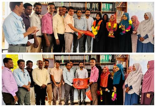 சாய்ந்தமருது அல்-ஜலால் வித்தியாலய மாணவிக்கு பாராட்டு