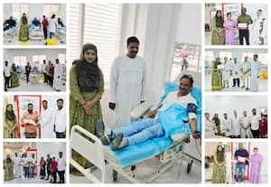 ஷார்ஜாவில் கிரீன் குளோப் அமைப்பு சார்பில் நடந்த ரத்த பிளேட்லெட் சிறப்பு முகாம்