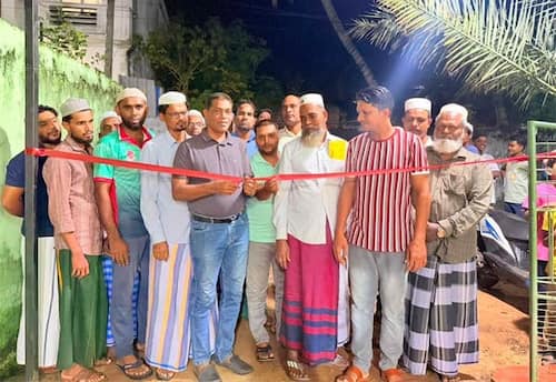 பள்ளிவாசலுக்கான வாகனத் தரிப்பிடம் திறந்து வைப்பு