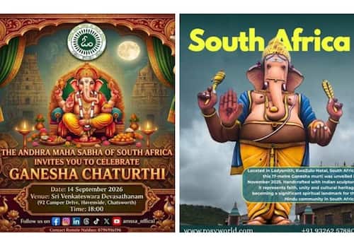 தென் ஆப்பிரிக்காவில் விநாயகர் சதுர்த்தி (கணேஷ் சதுர்த்தி)