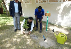 பஹ்ரைன் இந்திய தூதரகத்தில் மரக்கன்று நடும் நிகழ்ச்சி