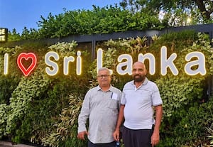கொழும்புவில் துபாய் ஊடகவியலாளருக்கு வரவேற்பு
