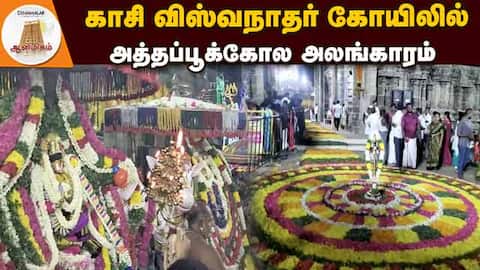 கோயிலில் அலைமோதும் பக்தர் கூட்டம் Tenkasi