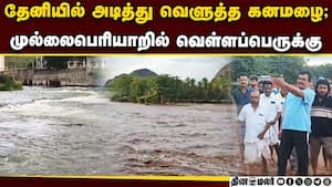 விடிய விடிய பெய்த கனமழை வேகமாக நிரம்பும் வைகை அணை    