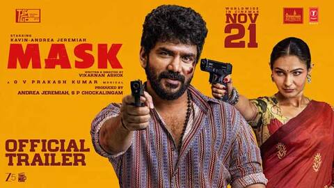 MASK - Trailer | Kavin | Andrea J | GV Prakash Kumar | Ruhani | Vikarnan A