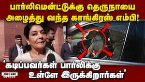 எம்பிக்களை நாயுடன் ஒப்பிட்டு பேசிய எம்பிக்கு பாஜ கண்டனம்  Row After Congress MP Renuka Chowdhury Bri