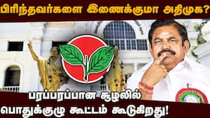 பிரிந்தவர்களை சேர்க்க விவாதம் நடக்க வாய்ப்பு! ADMK  