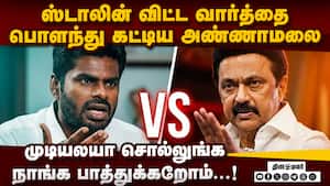 ஸ்டாலின் போல பேசி காட்டி விளாசி தள்ளிய அண்ணாமலை  Cm stalin vs annamalai k bjp ta