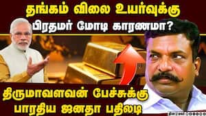 சிதம்பரம் தொகுதிக்கு திருமாவளன் என்ன செய்திருக்கிறார் ? Gold Price Rise Modi   
