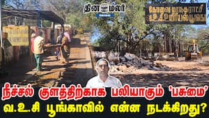 நீச்சல் குளத்திற்காக பலியாகும் 'பசுமை' | வ.உ.சி பூங்காவில் என்ன நடக்கிறது?