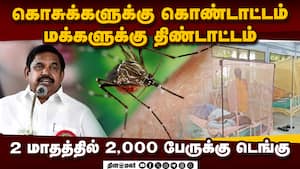கொசுவை ஒழிக்க ஒதுக்கிய பணம் எங்கே? திமுகவை சாடிய இபிஎஸ் | Mosquito problem throughout the Tamil nadu கொசுவை ஒழிக்க ஒதுக்கிய பணம் எங்கே? திமுகவை சாடிய இபிஎஸ் | Mosquito problem throughout the Tamil nadu