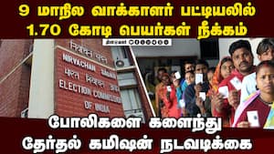 9 மாநிலங்களில் 19.75  வாக்காளர்கள்: எஸ்ஐஆர் பணிக்கு பின் இறுதி வாக்காளர் பட்டியல் வெளியீடு
