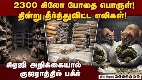 போலீஸ் காவலில் இருந்த போதைப்பொருட்கள் மாயம்! 2.3 tonnes of drugs missing - govt says contraband!