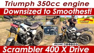 Triumph 350cc engine Downsized to Smoothest!  Scrambler 400 X Drive