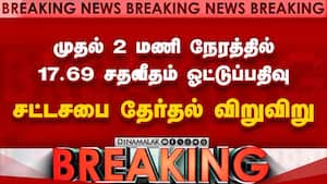 தமிழகத்தில் ஓட்டுப்பதிவு விறுவிறு: 9 மணி வரை 17.69% சதவீதம் ஓட்டுப்பதிவு TNelection Election2026