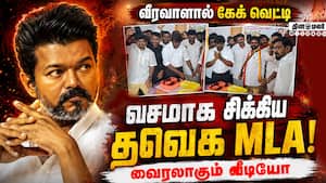 வீரவாளால் கேக் வெட்டிய தவெக எம்எல்ஏ: வீடியோ வைரல்  