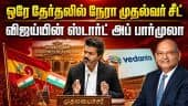 வெற்றியை வாரி வழங்கிய விஜய் பார்முலா: நடந்தது என்ன? | CM Vijay Startup Formula | TamilNaduCM