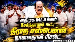 அதிமுக MLAக்கள் தகுதிநீக்கமா? சபாநாயகர் பரபரப்பு பேட்டி  