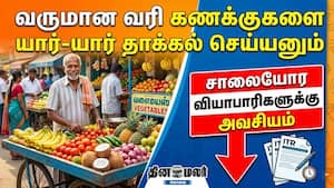 வருமான வரி கணக்குகளை யார்-யார் தாக்கல் செய்யனும்... சாலையோர வியாபாரிகளுக்கு அவசியம்