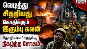 விசாகப்பட்டினம் இரும்பு தொழிற்சாலையில் இரும்பு கலன் வெடித்ததில் 8 பேர் உயிரிழப்பு  