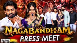 Virat Karrna, Nabha Natesh Speech Nagabandham Press Meet