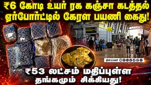 தாய்லாந்திலிருந்து விமானம் மூலம் போதைப்பொருள் கடத்தல்: தட்டி தூக்கிய அதிகாரிகள்! Chennai Airport