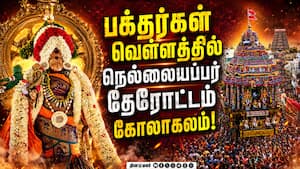 நெல்லை ஆனித் தேரோட்டத்தின் பிரமாண்ட காட்சிகள்  