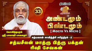 மரணித்த ஜீவன் மீண்டும் உடலுக்கு வரும் சூட்சுமம் - பிரம்மசூத்திரம் | DinamalarAnmeegam