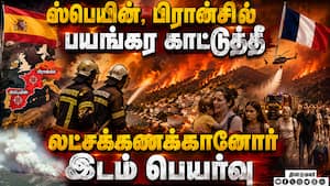 ஐரோப்பிய நாடுகளில் காட்டுத் தீ: ஏக்கர் கணக்கள் மரங்கள் எரிந்து சேதம்  Wildfire  