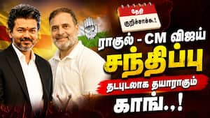 தமிழகம் வருகிறார் ராகுல்! முதல்வர் விஜய் உடன் சந்திப்பு? CM Vijay  