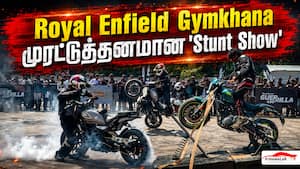 Royal Enfield Gymkhana  முரட்டுத்தனமான Stunt Show