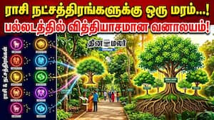 ராசி நட்சத்திரங்களுக்கு ஒரு மரம்...! பல்லடத்தில் வித்தியாசமான வனாலயம்! ராசி நட்சத்திரங்களுக்கு ஒரு மரம்...! பல்லடத்தில் வித்தியாசமான வனாலயம்!