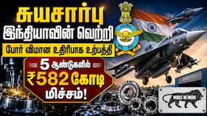 97% போர் விமான உதிரி பாகங்கள் இந்தியாவிலேயே தயாரித்து சாதனை  