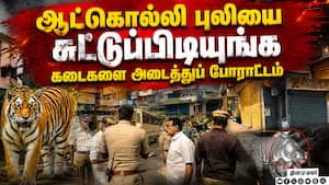 2 பேரை வேட்டையாடிய ஆட்கொல்லி புலி | Protest with Shops Closed 2 பேரை வேட்டையாடிய ஆட்கொல்லி புலி | Protest with Shops Closed
