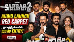 Sardar 2 Audio Launch Red Carpet | Suriya, Karthi, Ravi Mohan & Malavika, SJ Surya