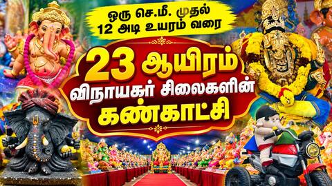 10 நாட்கள் கண்காட்சி; அனுமதி இலவசம் Vinayagar Chathurthi
