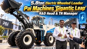 5.8ton Electric Wheeled Loader Pai Machines Gigantic Leap R&D Head & TN Manager 5.8ton Electric Wheeled Loader Pai Machines Gigantic Leap R&D Head & TN Manager