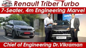 Renault Triber Turbo 7-Seater, 4m Engineering Marvel   Chief Of Engineering  Dr.Vikraman